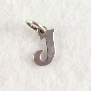 James Avery Script Initial "J" Charm Sterling Silver 925